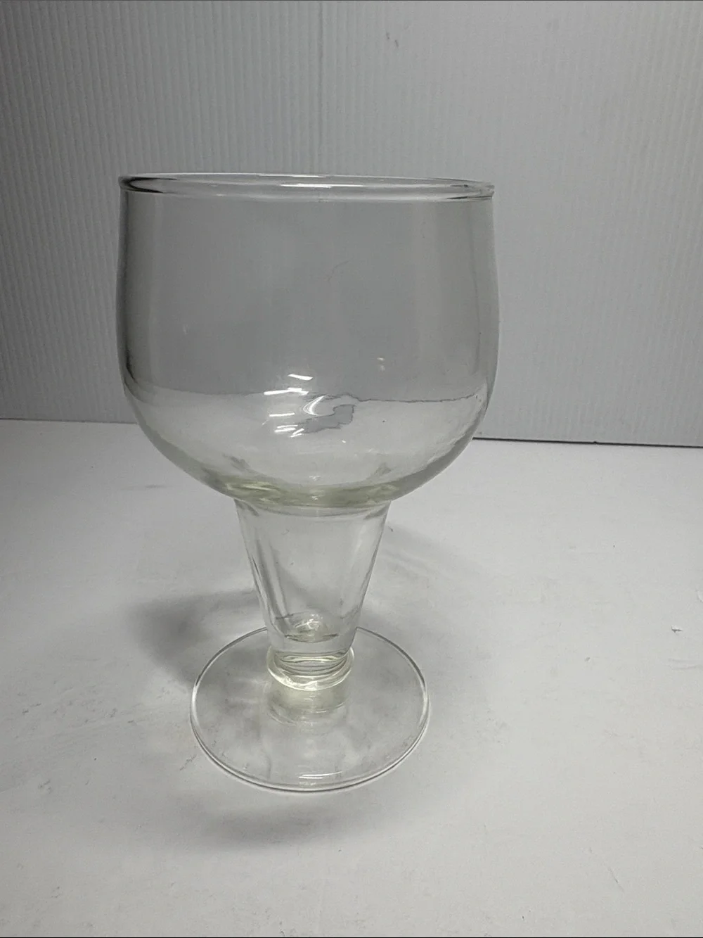Vintage Beer Stout Pilsner Hollow Stem Goblets Set of 2